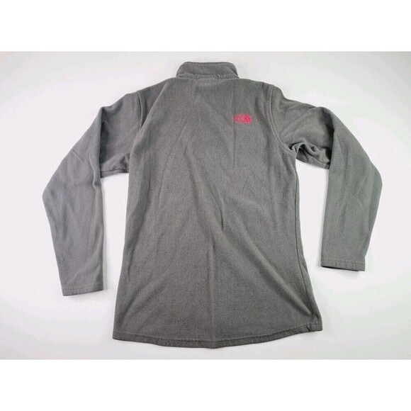 The North Face Girls Full-Zip Fleece Jacket Gray Size XL - Picture 3 of 4